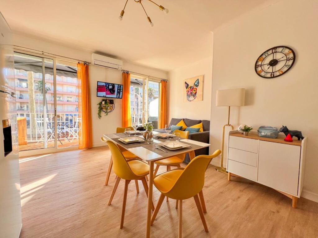 Appartement Vue Mer Parking Prive Place Med Canet-en-Roussillon Kültér fotó