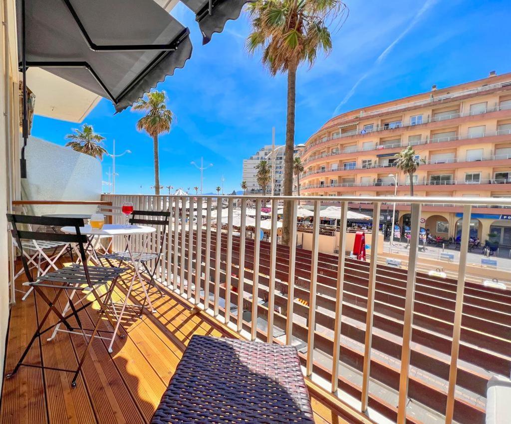 Appartement Vue Mer Parking Prive Place Med Canet-en-Roussillon Kültér fotó